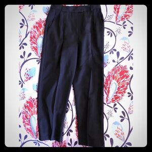 Ingenuity Stretch Waist Pleated Slacks Pants NWT Black Size 12P